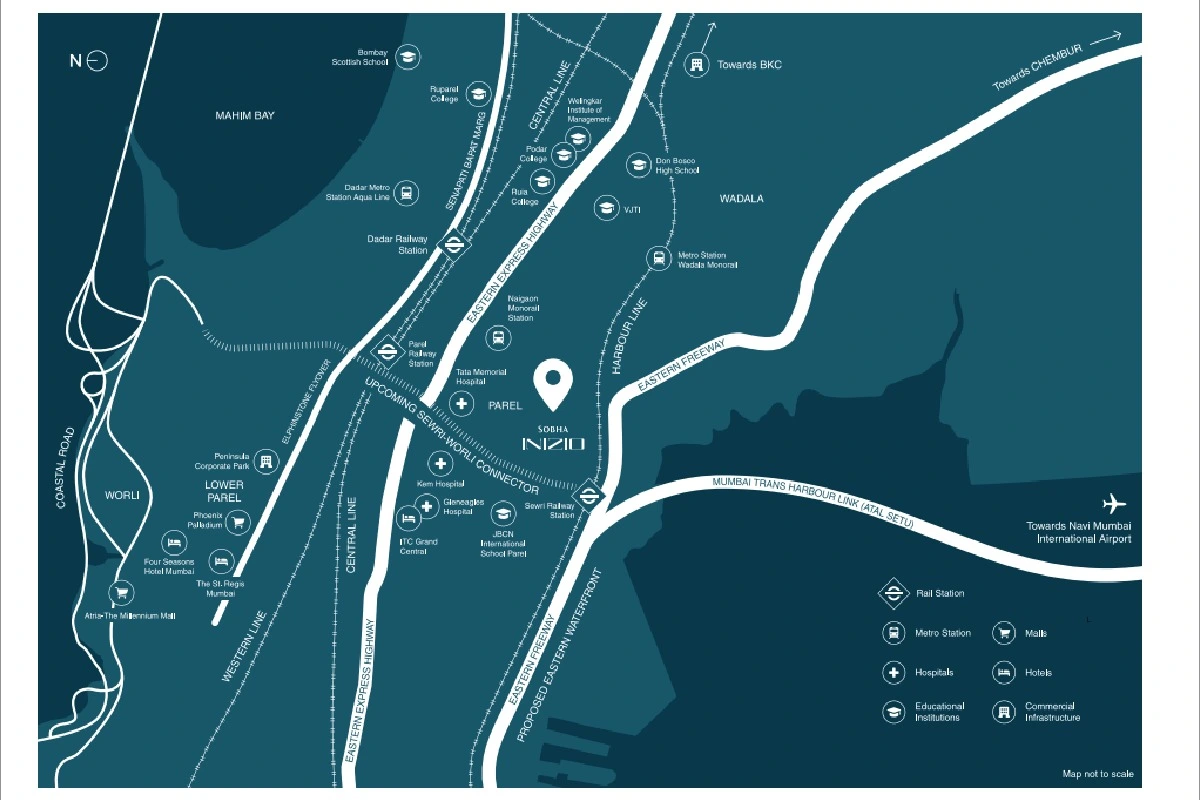 Sobha Inizio Location Map