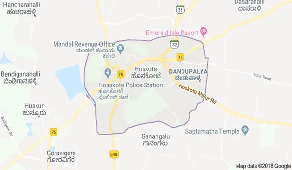 Sobha Hoskote Map