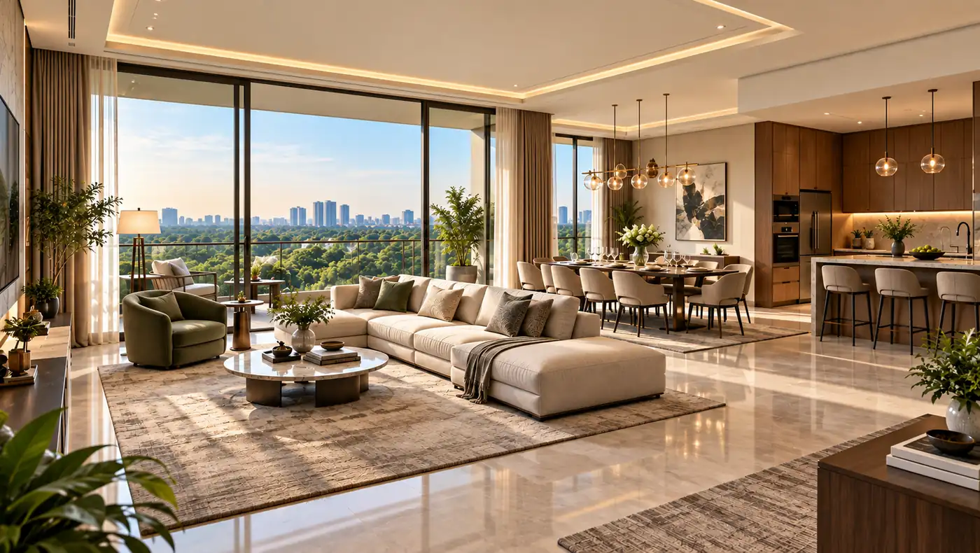 sobha-liora-4bhk-living-dining-interior