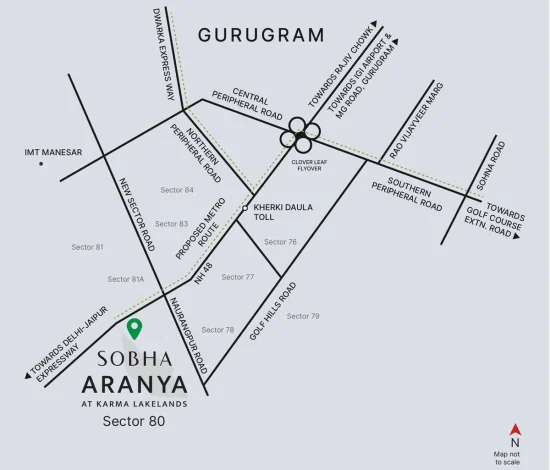 sobha-aranya-location